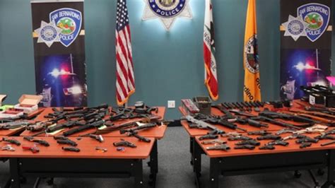 San Bernardino police seize more than 120 illegal guns, $600K amid firearm trafficking investigations
